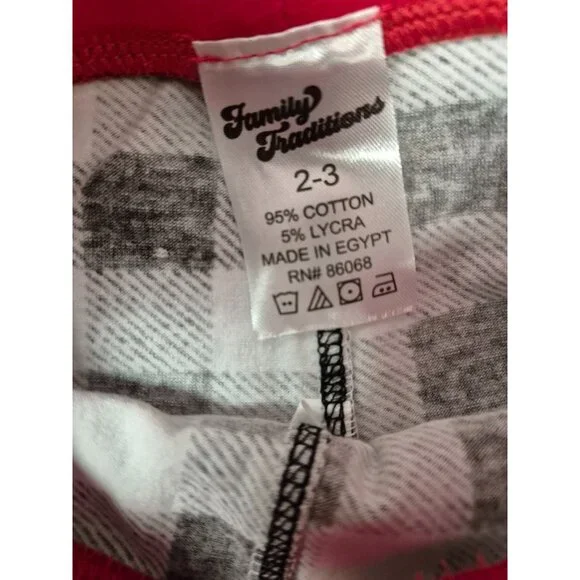 Buffalo Plaid Pajama Set By Family Tradition 8/10 - Picture 8 of 8